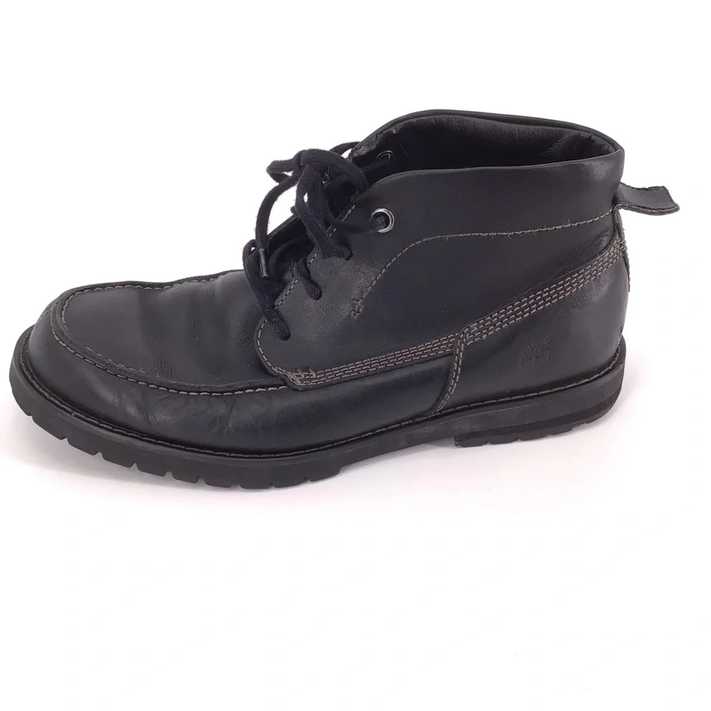 Timberland Baluster Chukka Boots Black Leather 56534 Men’s Size 9.5 M
